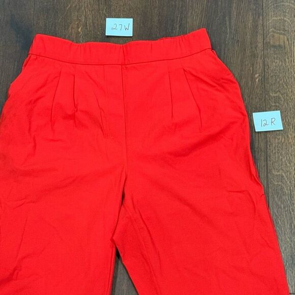 Lululemon Your True Trouser High Rise Crop, Carnation Red, Sz 6, EUC - Picture 5 of 10